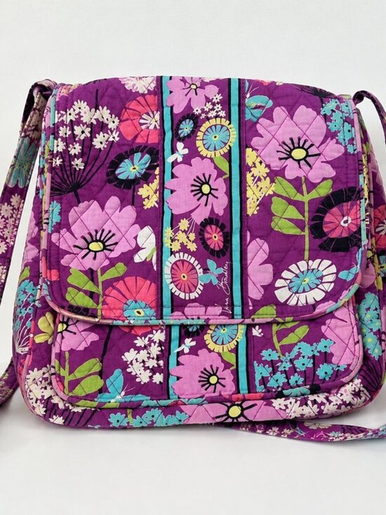 Vera Bradley Handbags - Vera Bradley Flutterby Hipster Crossbody Bag Purse Adjustable Strap